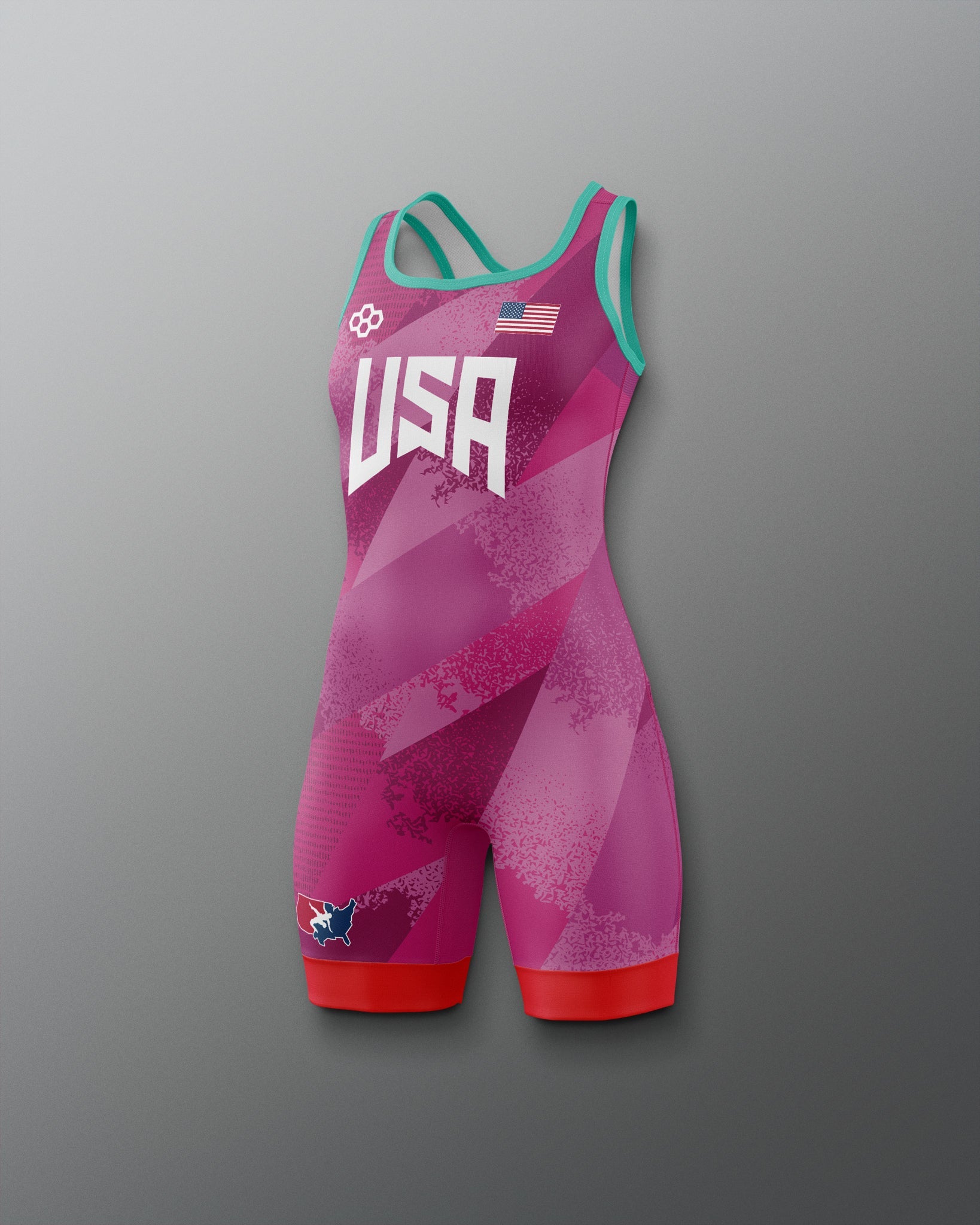 RUDIS USA Wrestling Grit Icon Girl's 2.0 Elite Freestyle Singlet