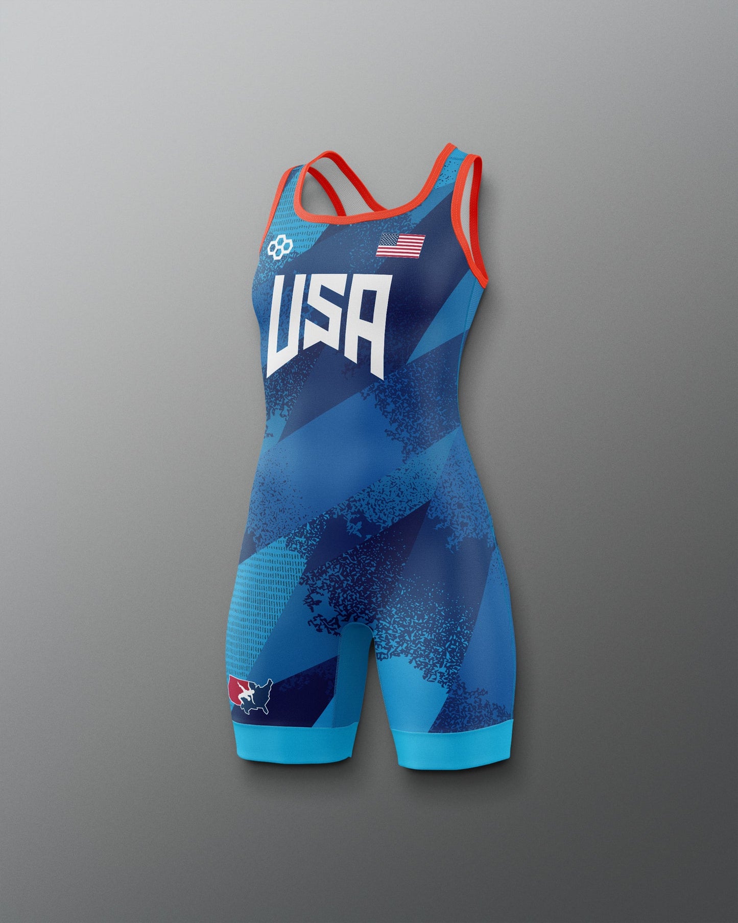 RUDIS USA Wrestling Grit Icon Girl's 2.0 Elite Freestyle Singlet