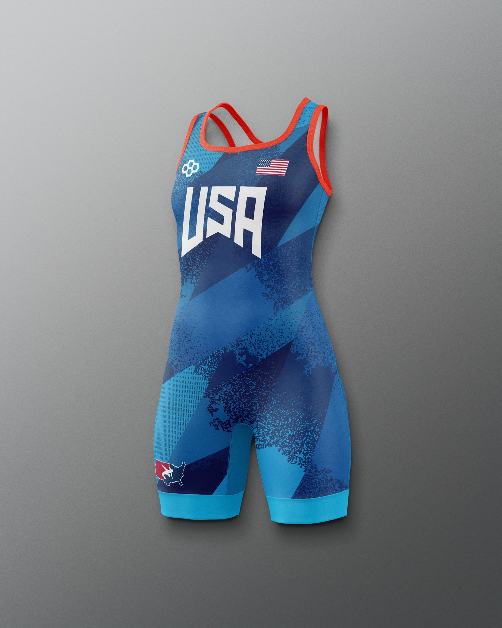 RUDIS USA Wrestling Grit Icon Girl's 2.0 Elite Freestyle Singlet