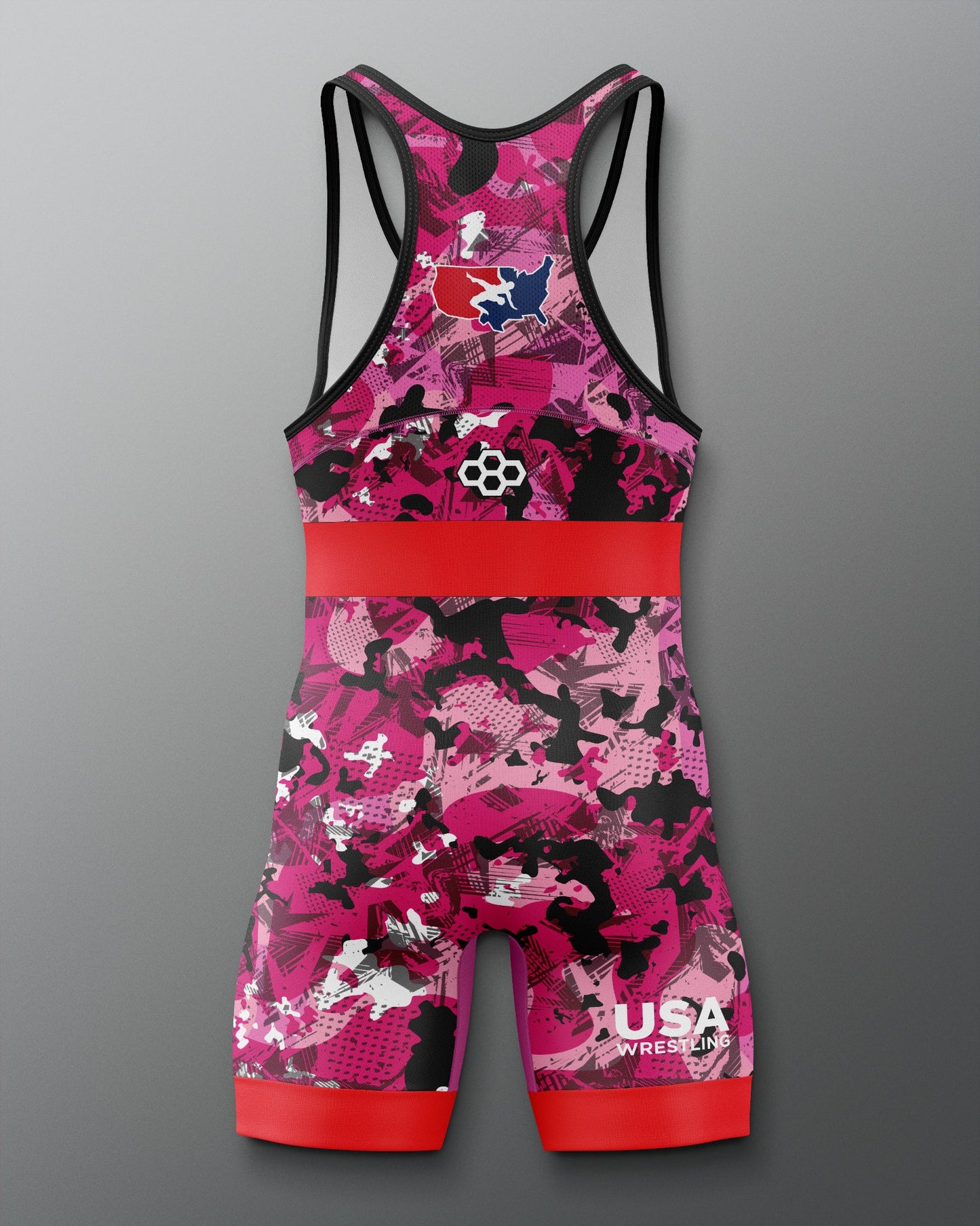 RUDIS USA Wrestling Scatter Icon 2.0 Elite Freestyle Singlet - Men's Gear