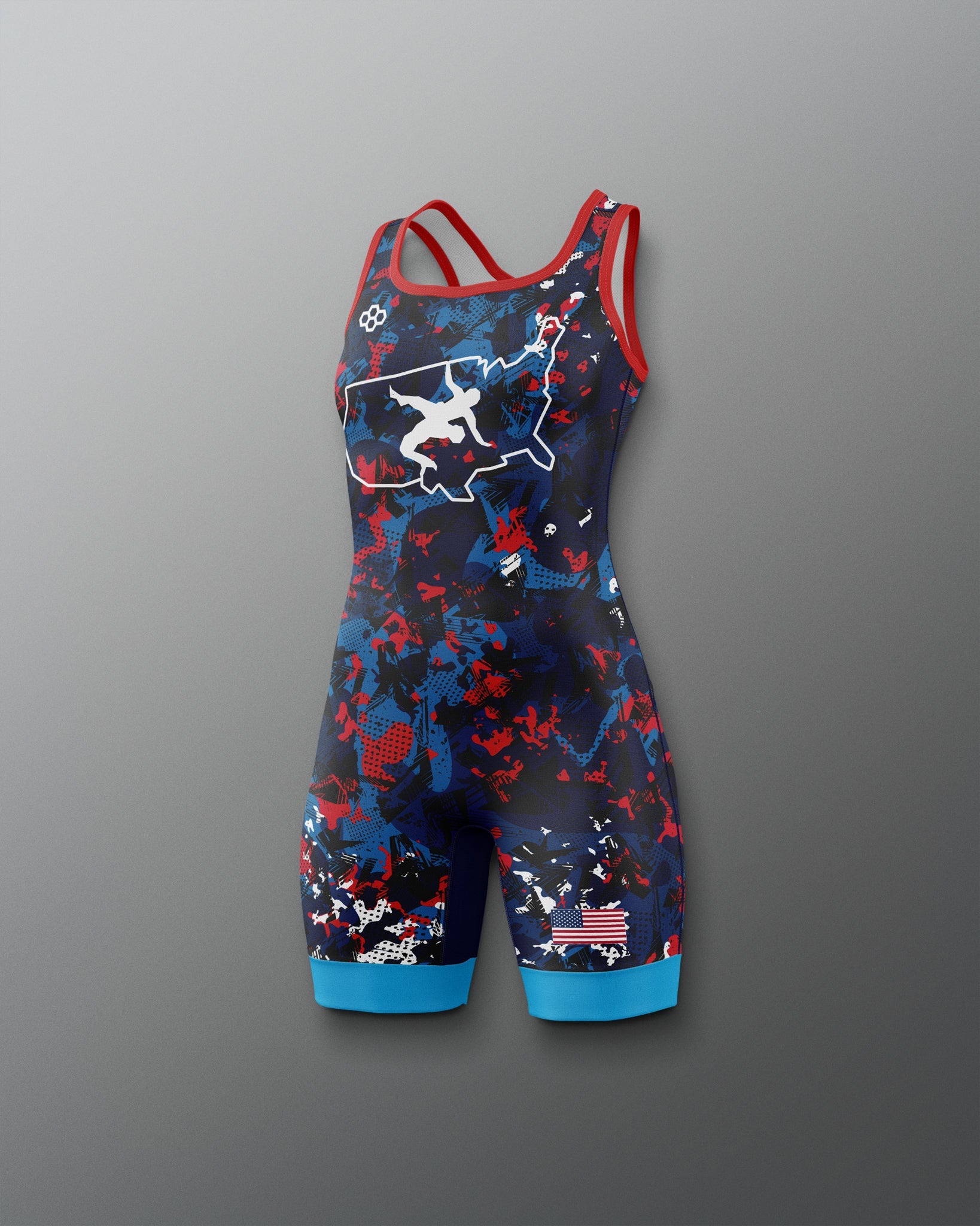RUDIS USA Wrestling Girl's Elite Freestyle Singlet - Elite Performance Gear