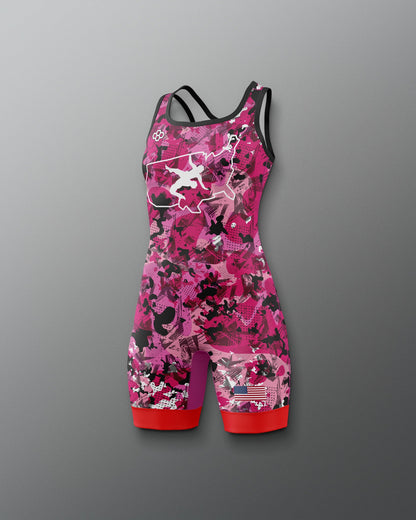 RUDIS USA Wrestling Girl's Elite Freestyle Singlet - Elite Performance Gear