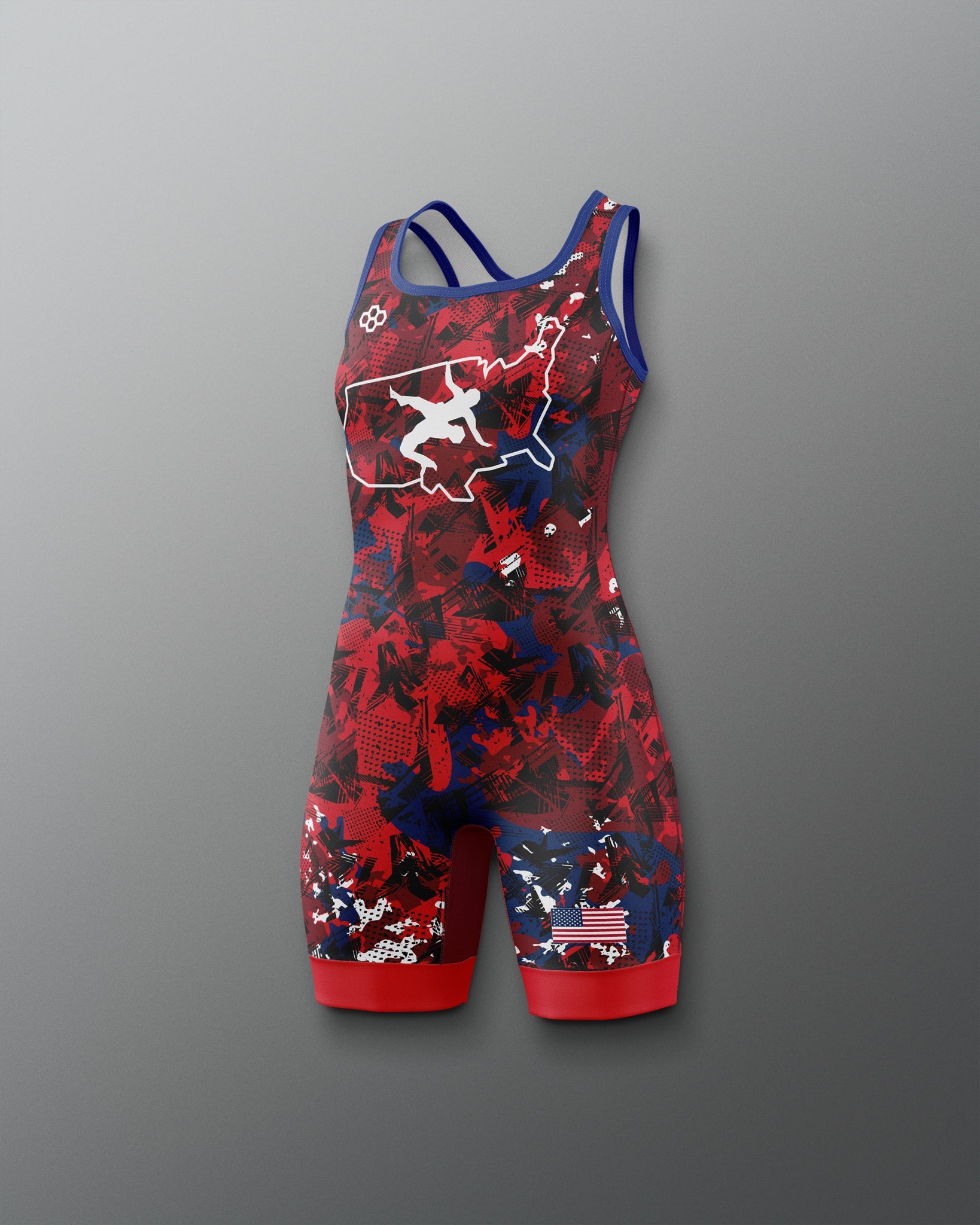 RUDIS USA Wrestling Girl's Elite Freestyle Singlet - Elite Performance Gear