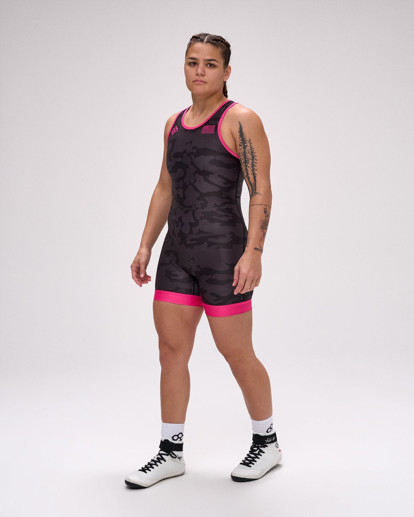 RUDIS Camo Women's Elite 2.0 Wrestling Singlet - Dominate the Mat