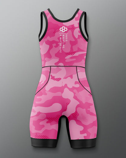 RUDIS Camo Women's Elite 2.0 Wrestling Singlet - Dominate the Mat