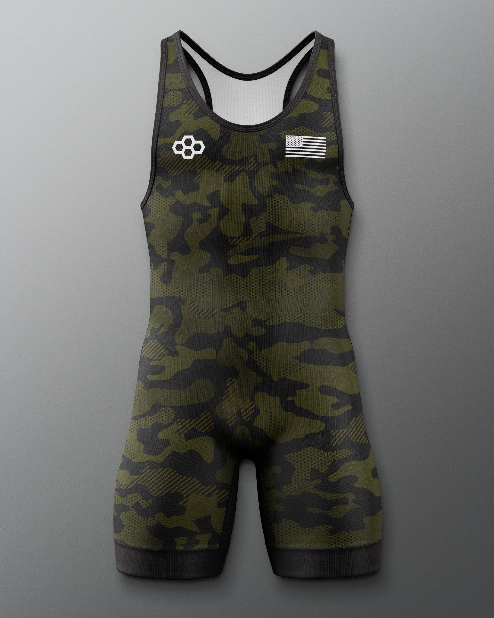 RUDIS Camo Elite 2.0 Wrestling Singlet - Dominate the Mat
