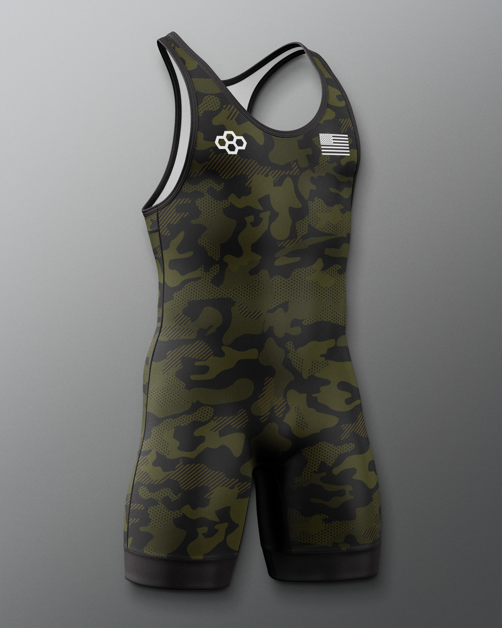 RUDIS Camo Elite 2.0 Wrestling Singlet - Dominate the Mat