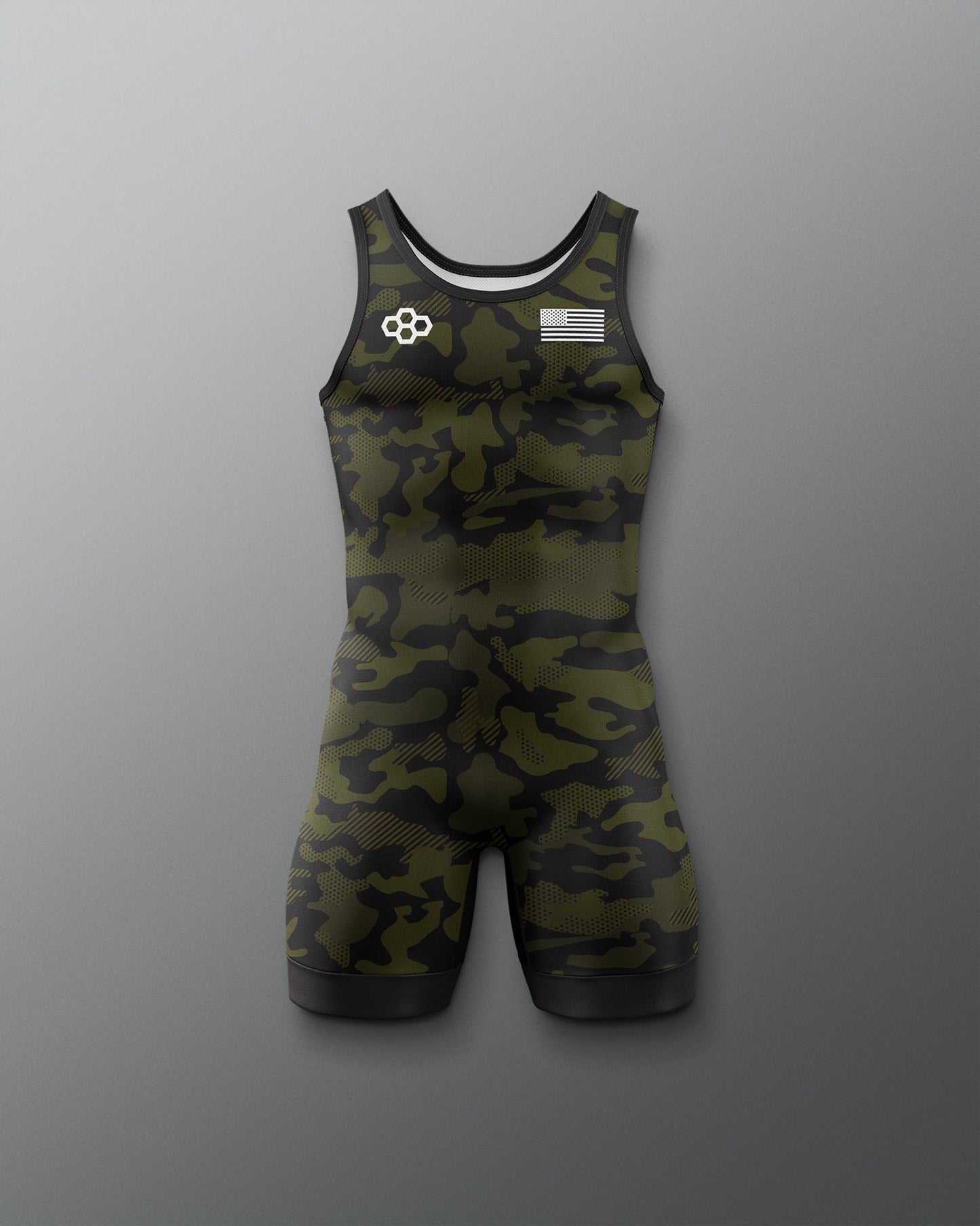 RUDIS Camo Boy's Elite Wrestling Singlet - Dominate the Mat