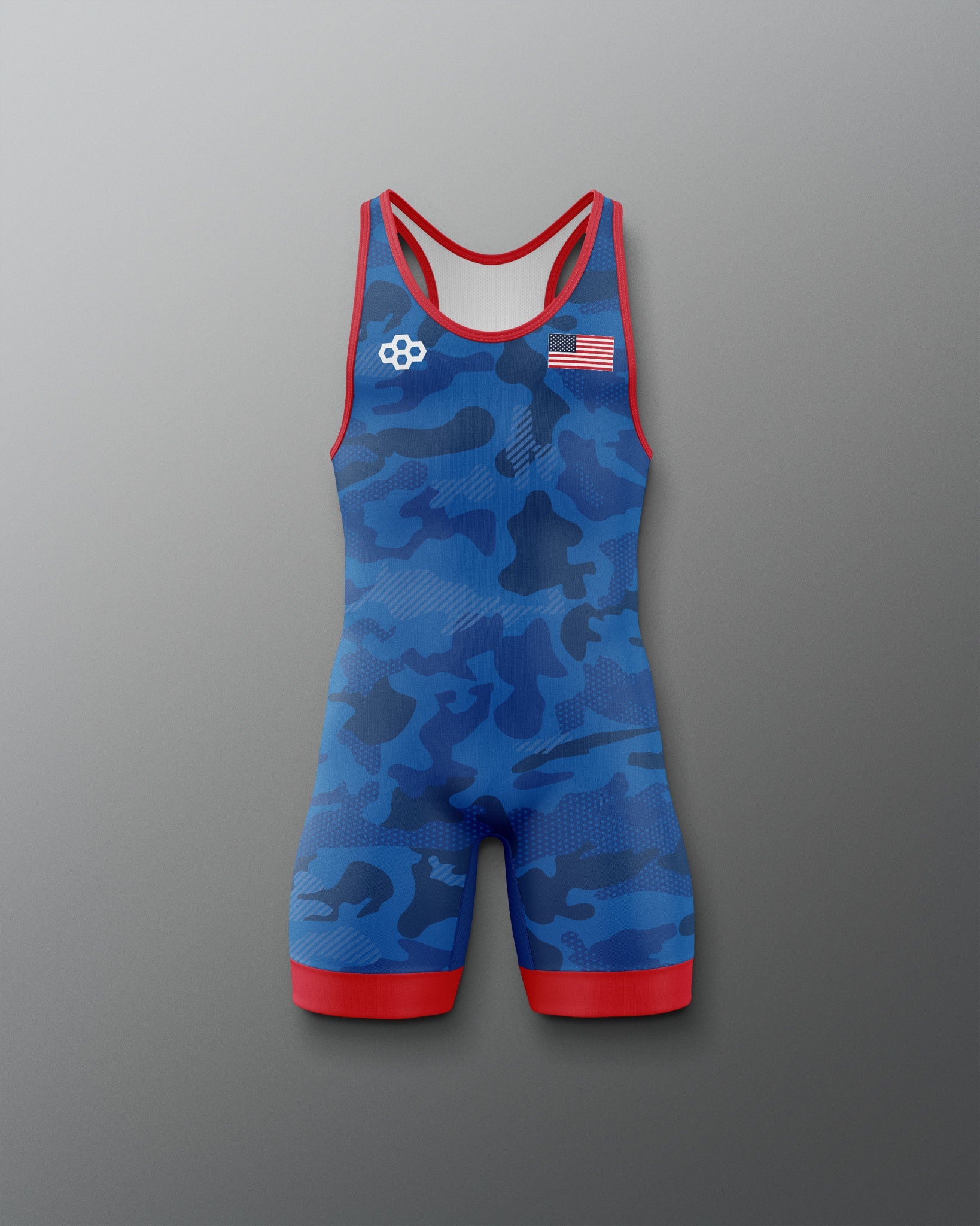 RUDIS Camo Boy's Elite Wrestling Singlet - Dominate the Mat