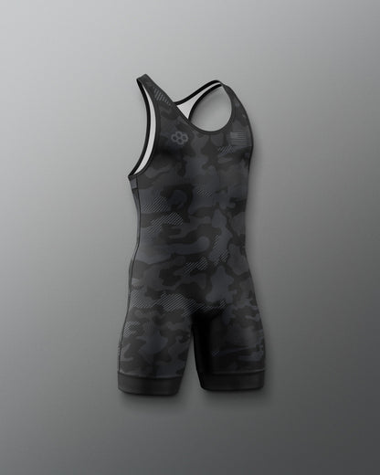 RUDIS Camo Boy's Elite Wrestling Singlet - Dominate the Mat