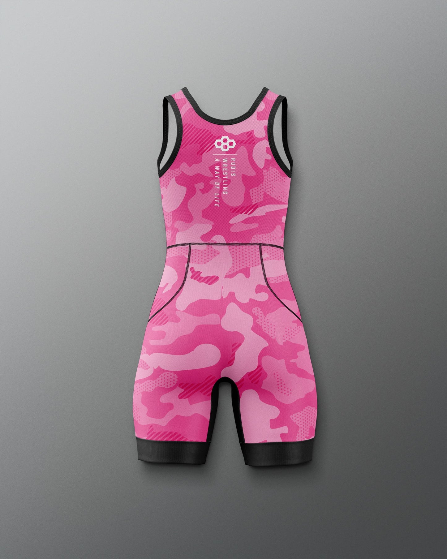 RUDIS Camo Girl's Elite Wrestling Singlet - Dominate the Mat