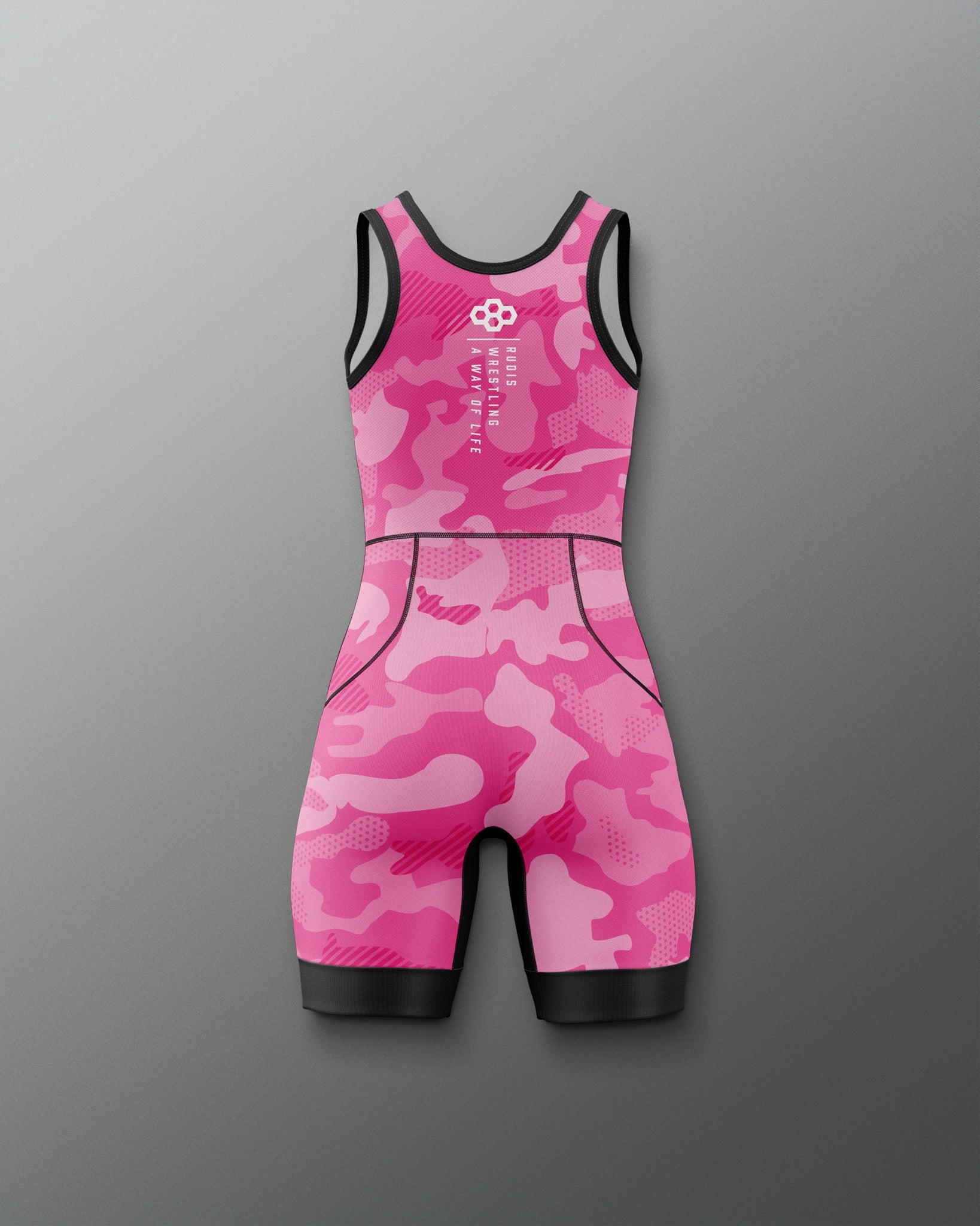 RUDIS Camo Girl's Elite Wrestling Singlet - Dominate the Mat