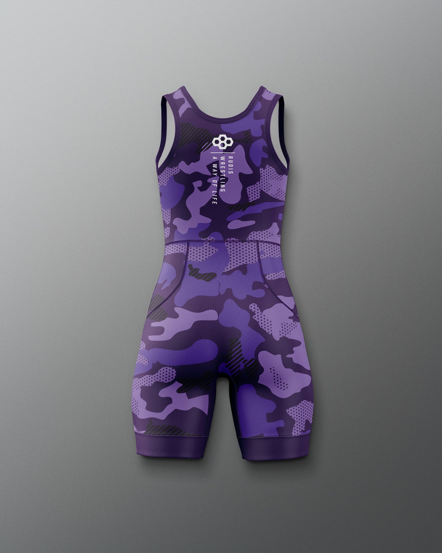RUDIS Camo Girl's Elite Wrestling Singlet - Dominate the Mat