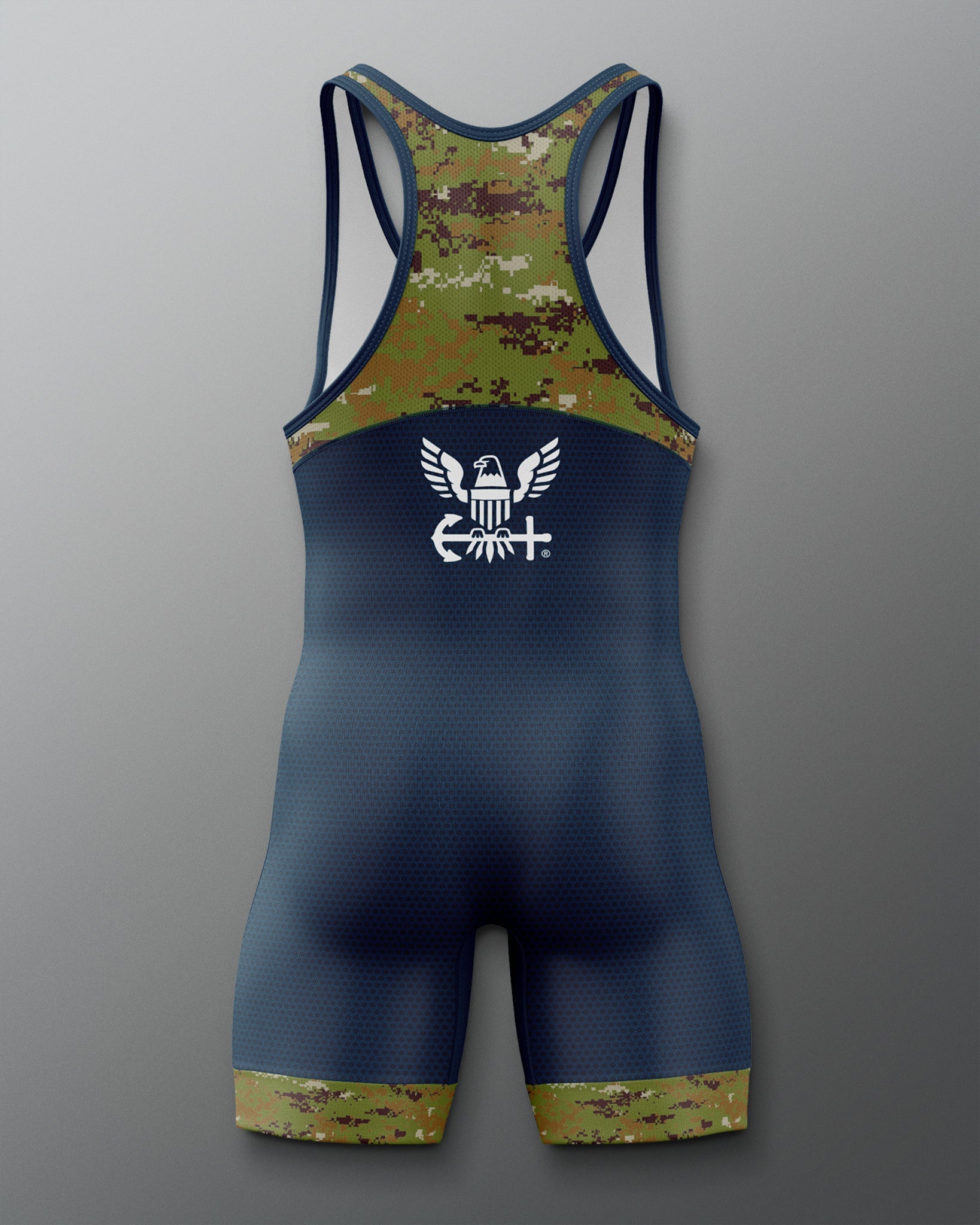 RUDIS U.S. Navy Digital Woodland Elite Wrestling Singlet - Command the Moment