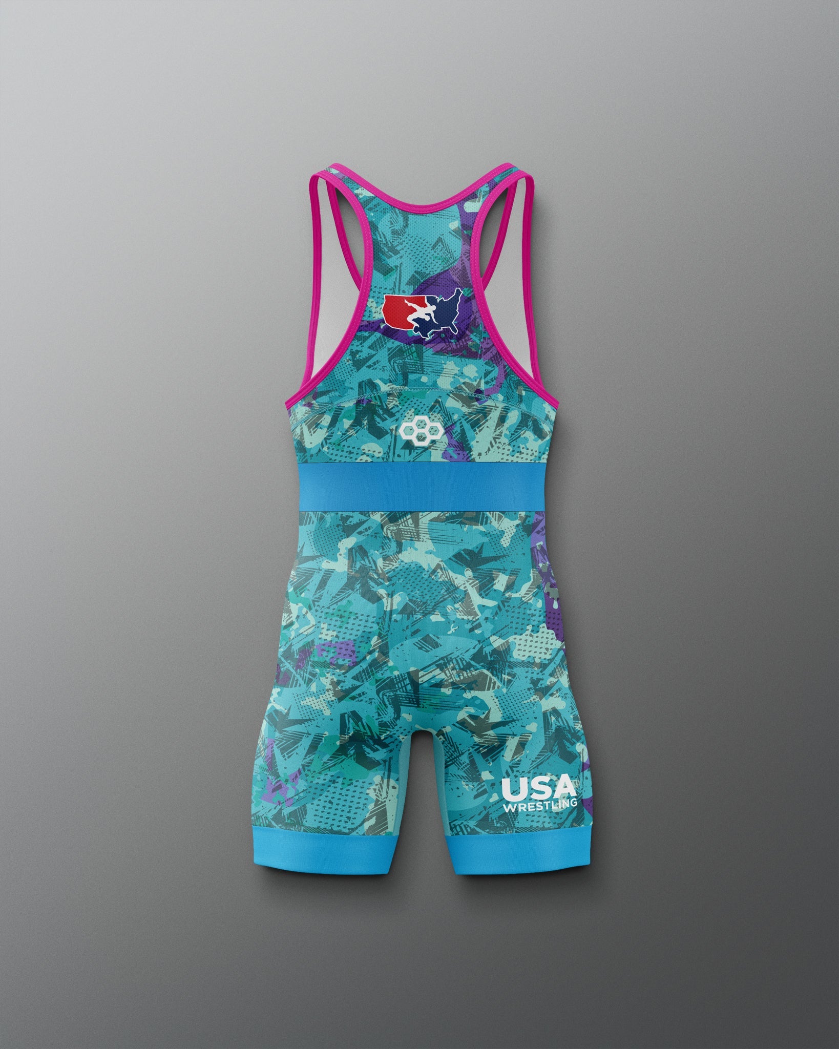 RUDIS USA Wrestling Boy's 2.0 Elite Freestyle Singlet - Official Gear