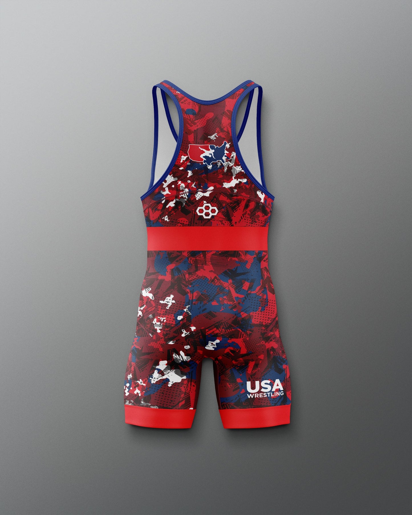 RUDIS USA Wrestling Boy's 2.0 Elite Freestyle Singlet - Official Gear