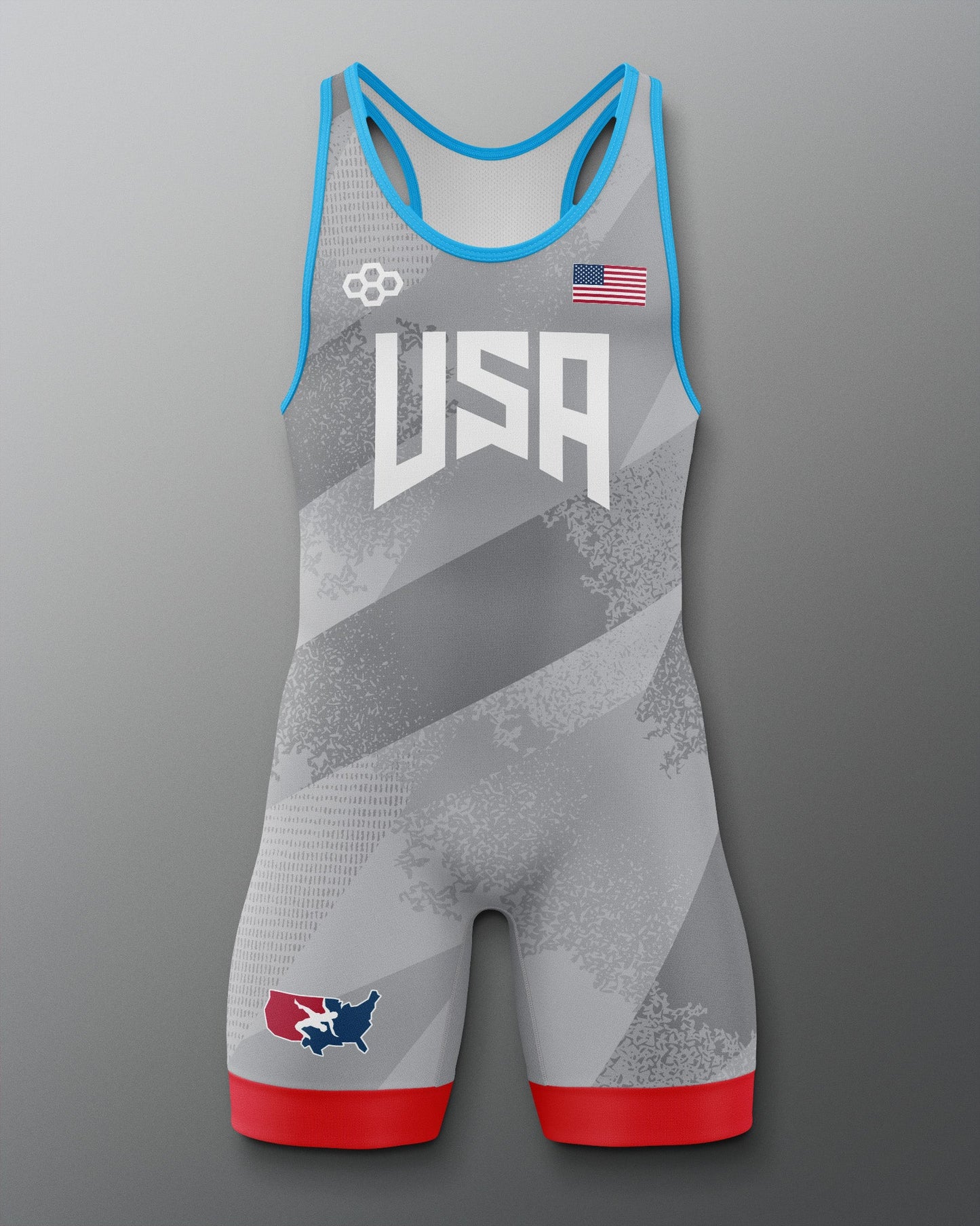 RUDIS USA Wrestling Grit Icon 2.0 Elite Freestyle Singlet for Men