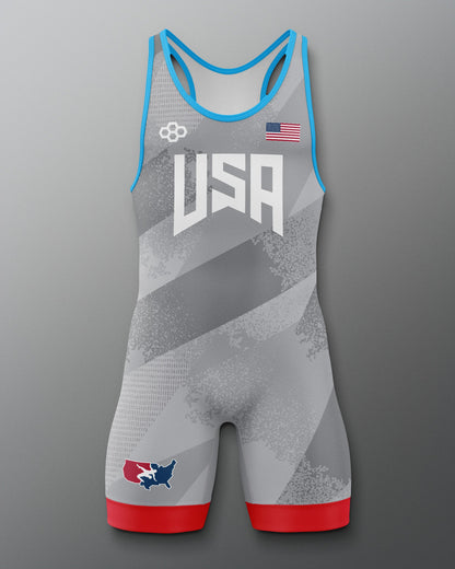 RUDIS USA Wrestling Grit Icon 2.0 Elite Freestyle Singlet for Men