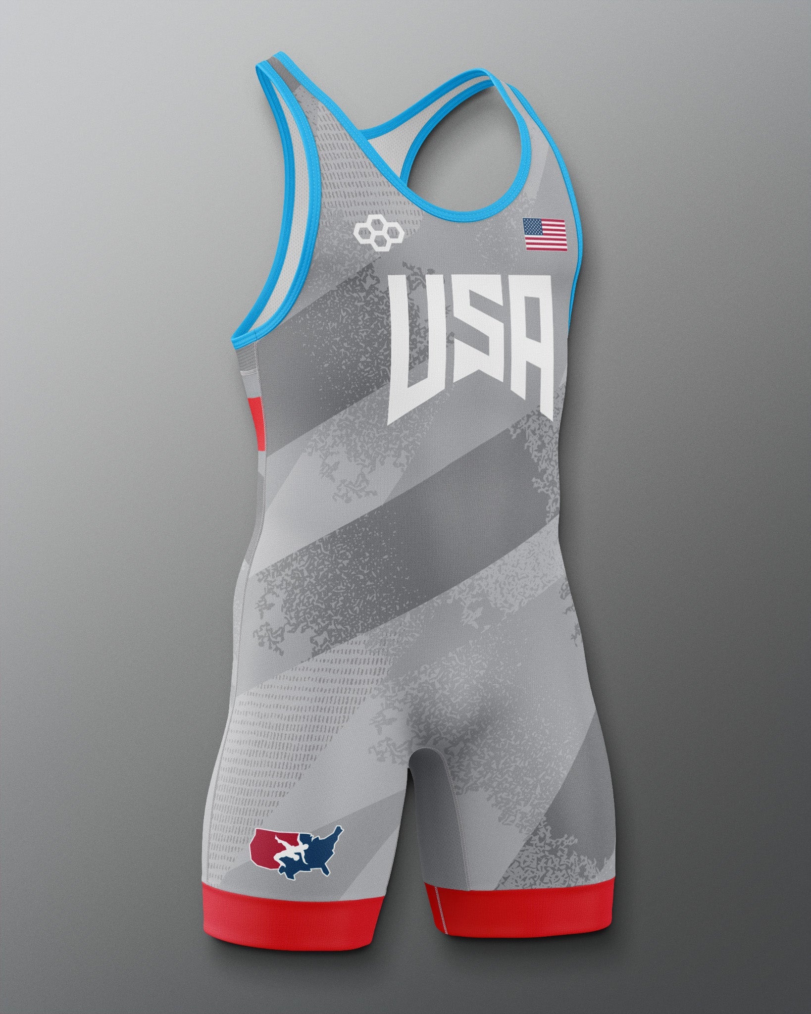 RUDIS USA Wrestling Grit Icon 2.0 Elite Freestyle Singlet for Men