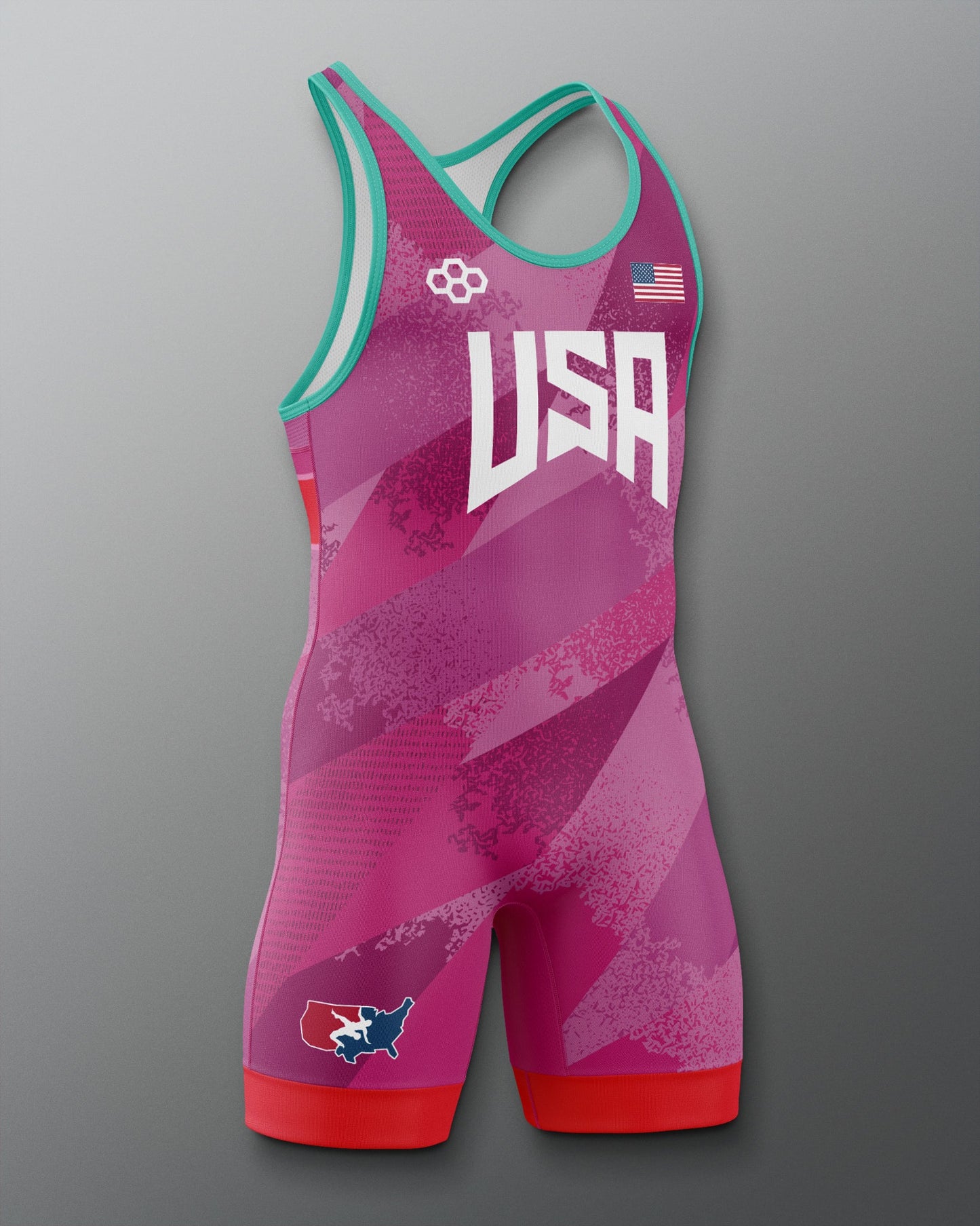 RUDIS USA Wrestling Grit Icon 2.0 Elite Freestyle Singlet for Men