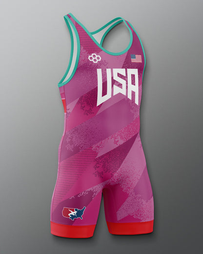 RUDIS USA Wrestling Grit Icon 2.0 Elite Freestyle Singlet for Men