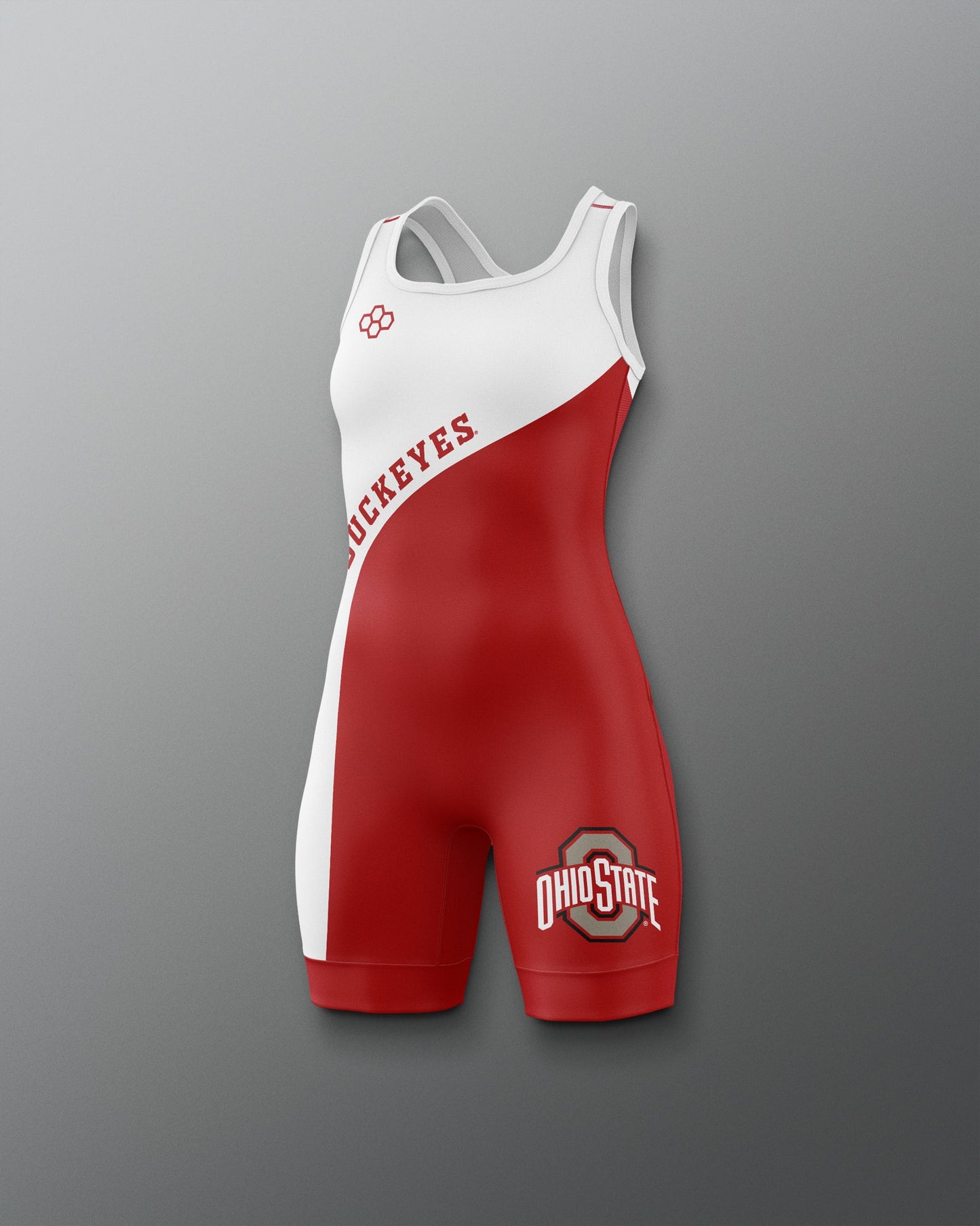 RUDIS Girl's Elite Singlet - Throwback Ohio State Design