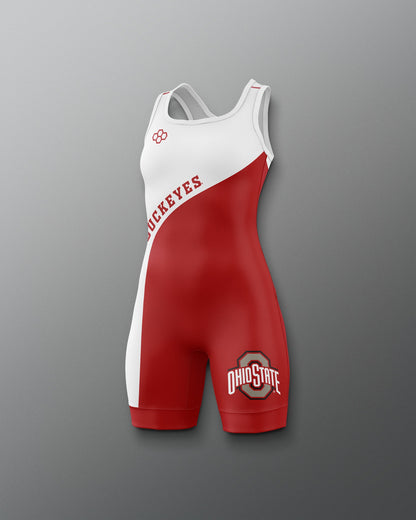 RUDIS Girl's Elite Singlet - Throwback Ohio State Design