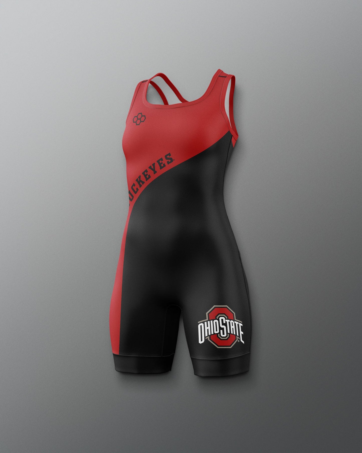 RUDIS Girl's Elite Singlet - Throwback Ohio State Design