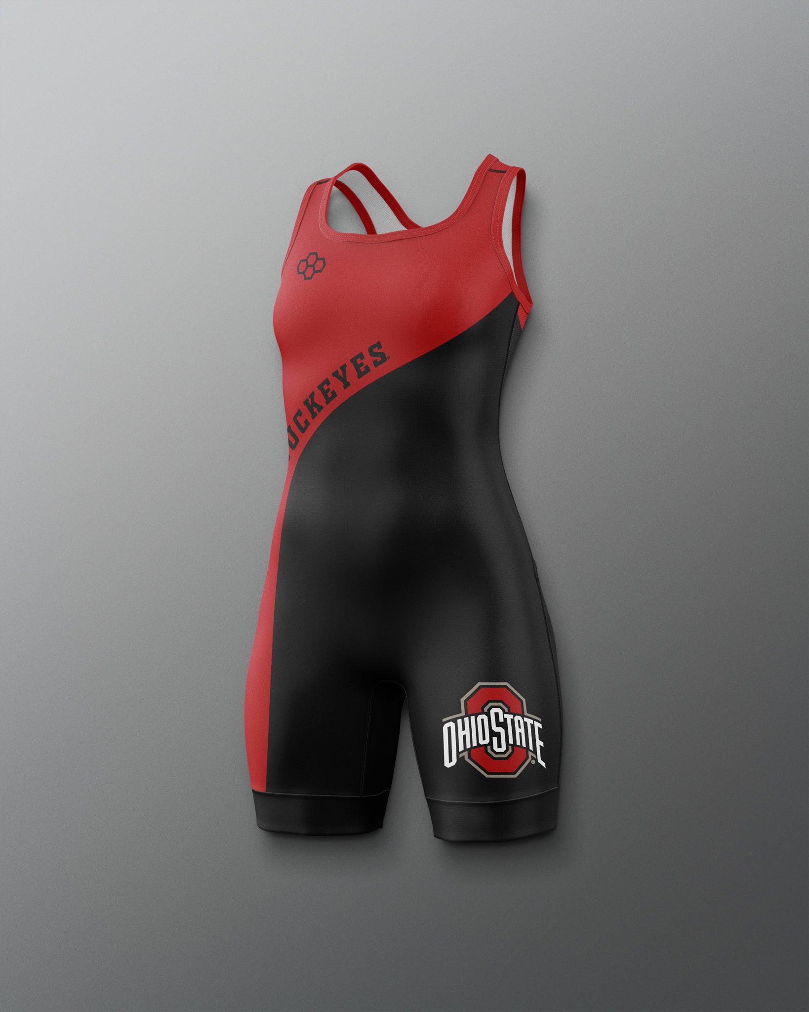 RUDIS Girl's Elite Singlet - Throwback Ohio State Design