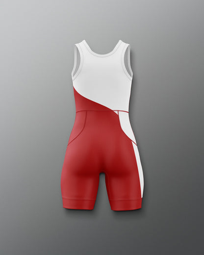 RUDIS Girl's Elite Singlet - Throwback Ohio State Design