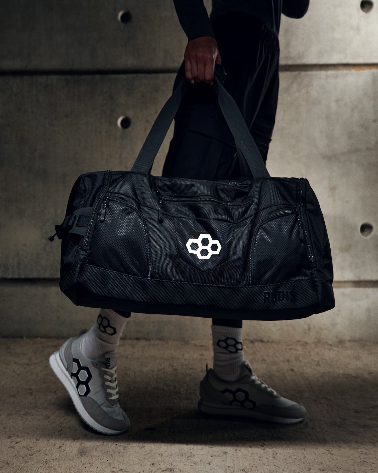 RUDIS RUDIS Genesis Duffle - Black for Unisex Athletes