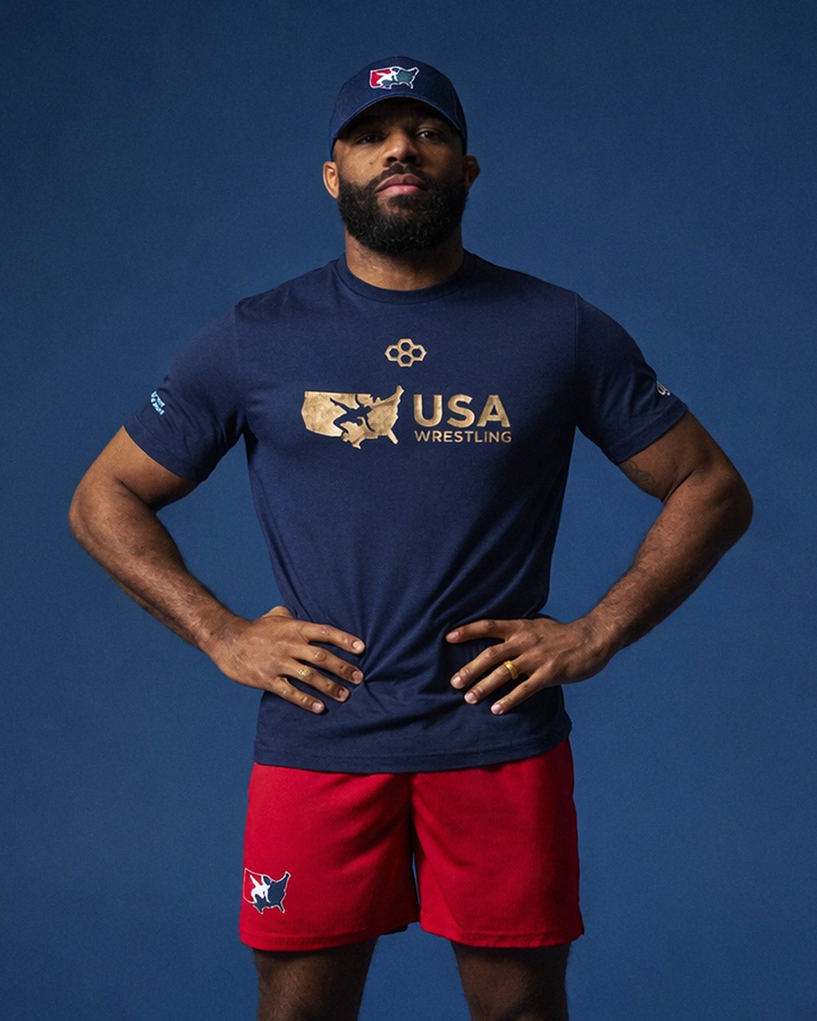 RUDIS USA Wrestling Gold Medal Elite Super Soft T-Shirt