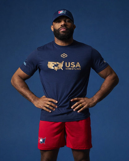 RUDIS USA Wrestling Gold Medal Elite Super Soft T-Shirt