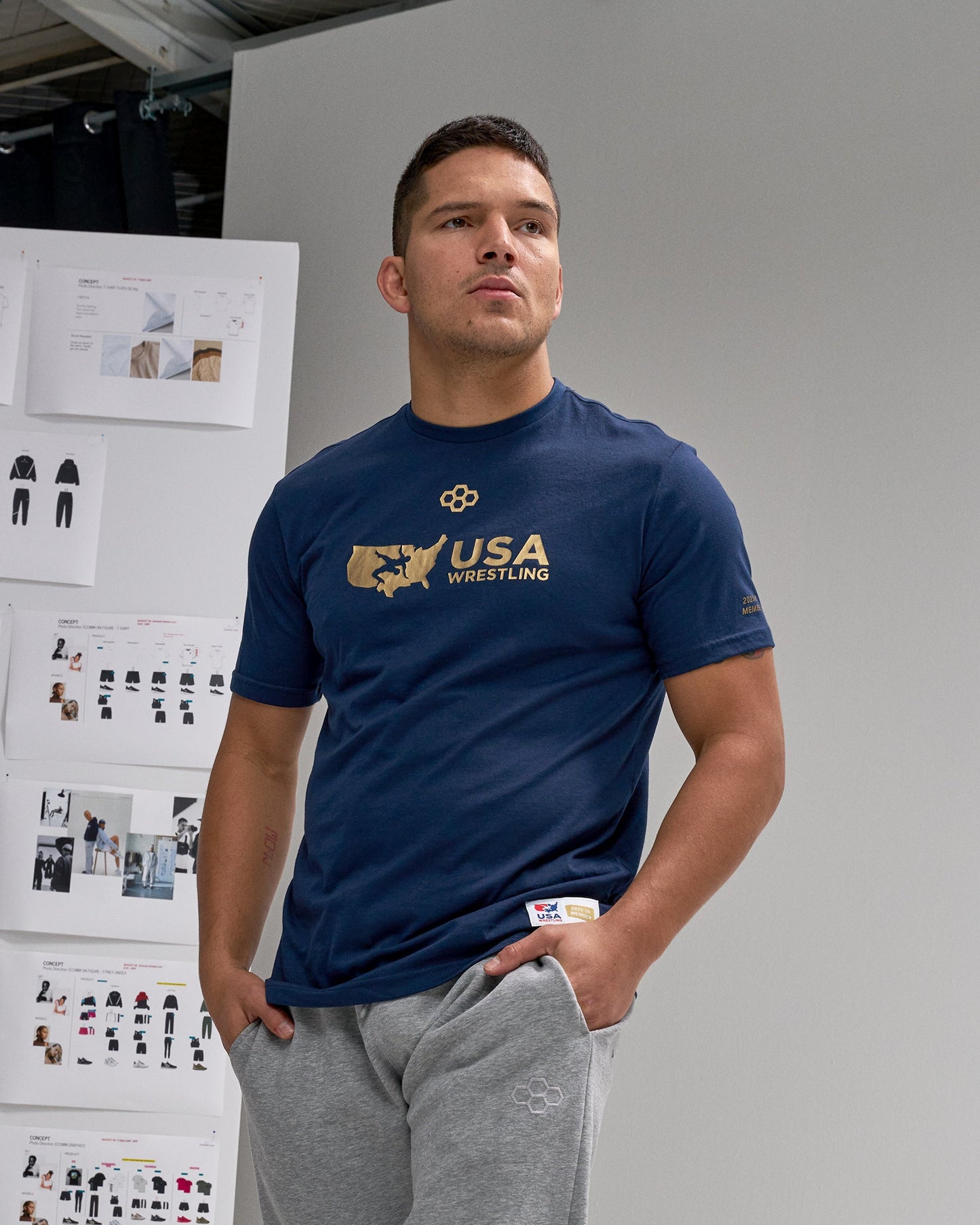 RUDIS USA Wrestling Gold Medal Elite Super Soft T-Shirt