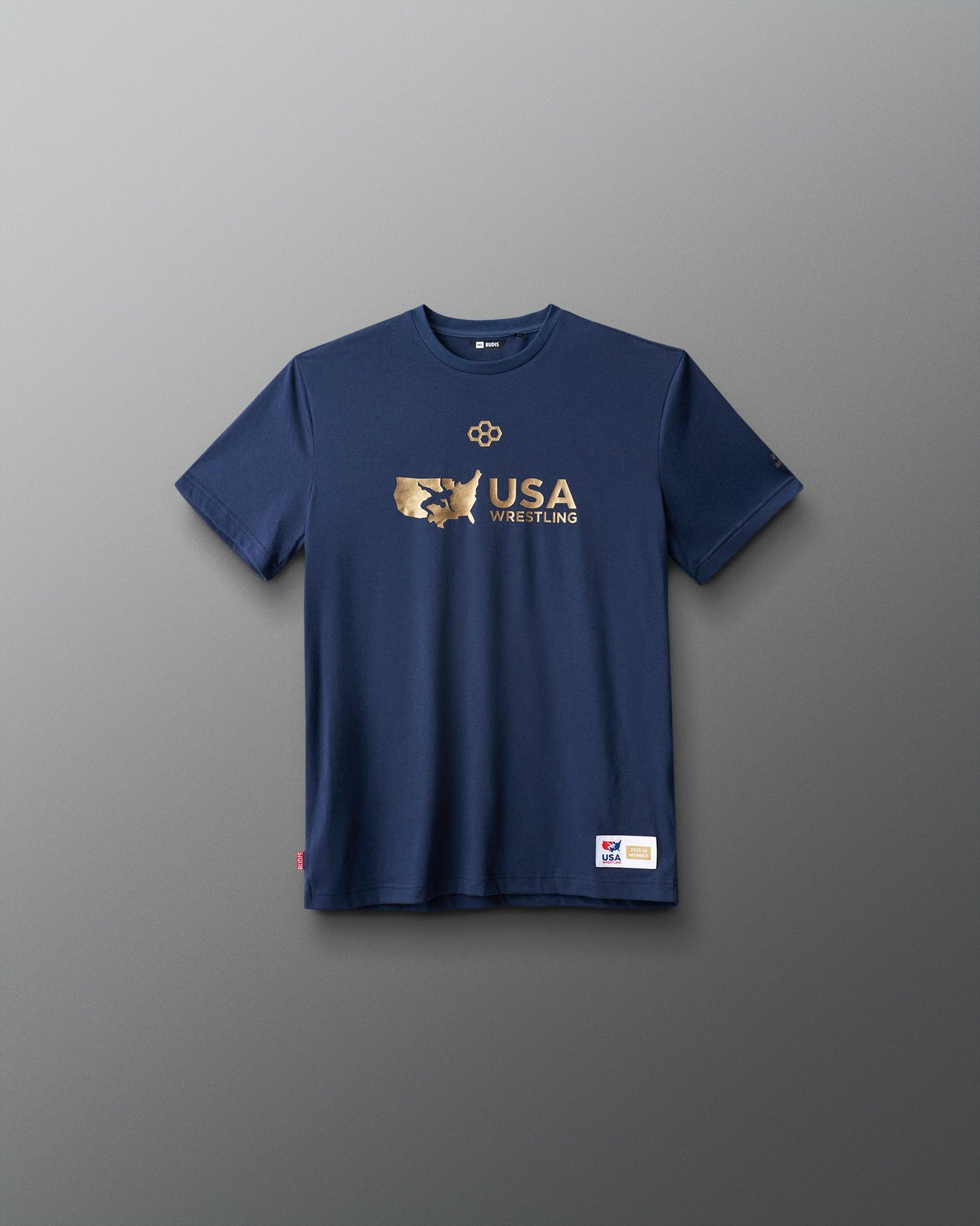 RUDIS USA Wrestling Gold Medal Youth Elite Super Soft T-Shirt