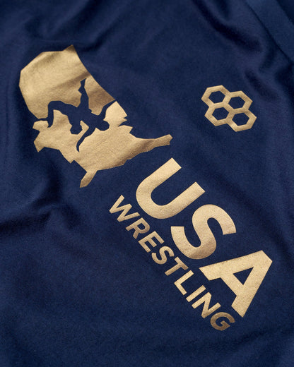 RUDIS USA Wrestling Gold Medal Youth Elite Super Soft T-Shirt
