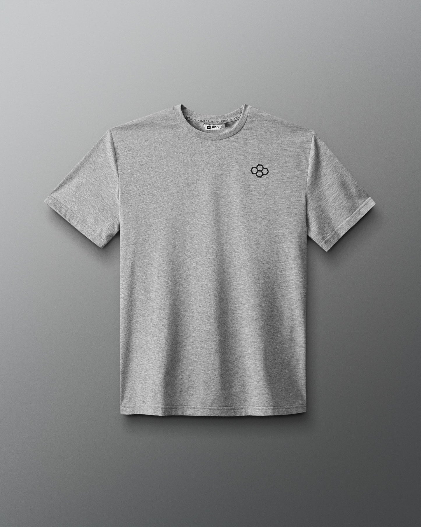 RUDIS Men's Essential Hex T-Shirt - Dominate the Mat