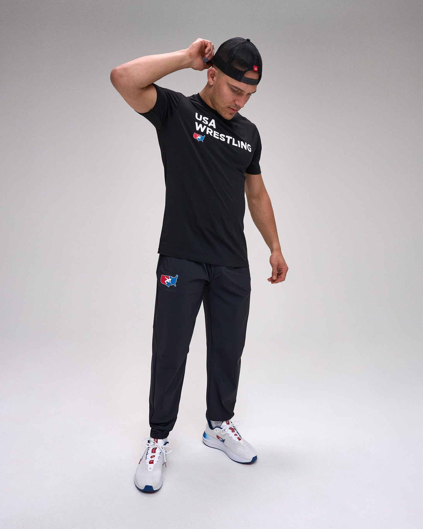 RUDIS USA Wrestling Stack Hybrid T-Shirt