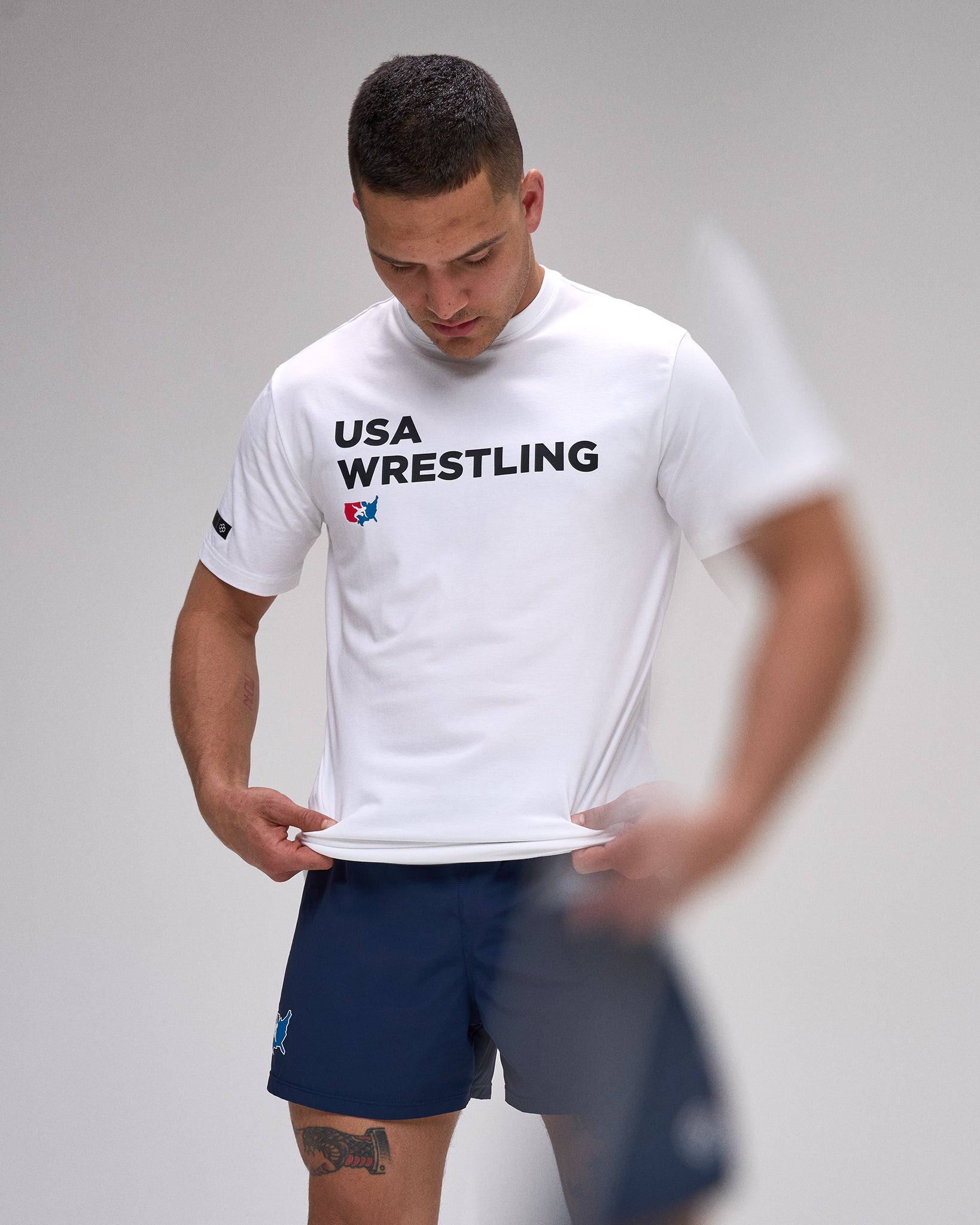 RUDIS USA Wrestling Stack Hybrid T-Shirt