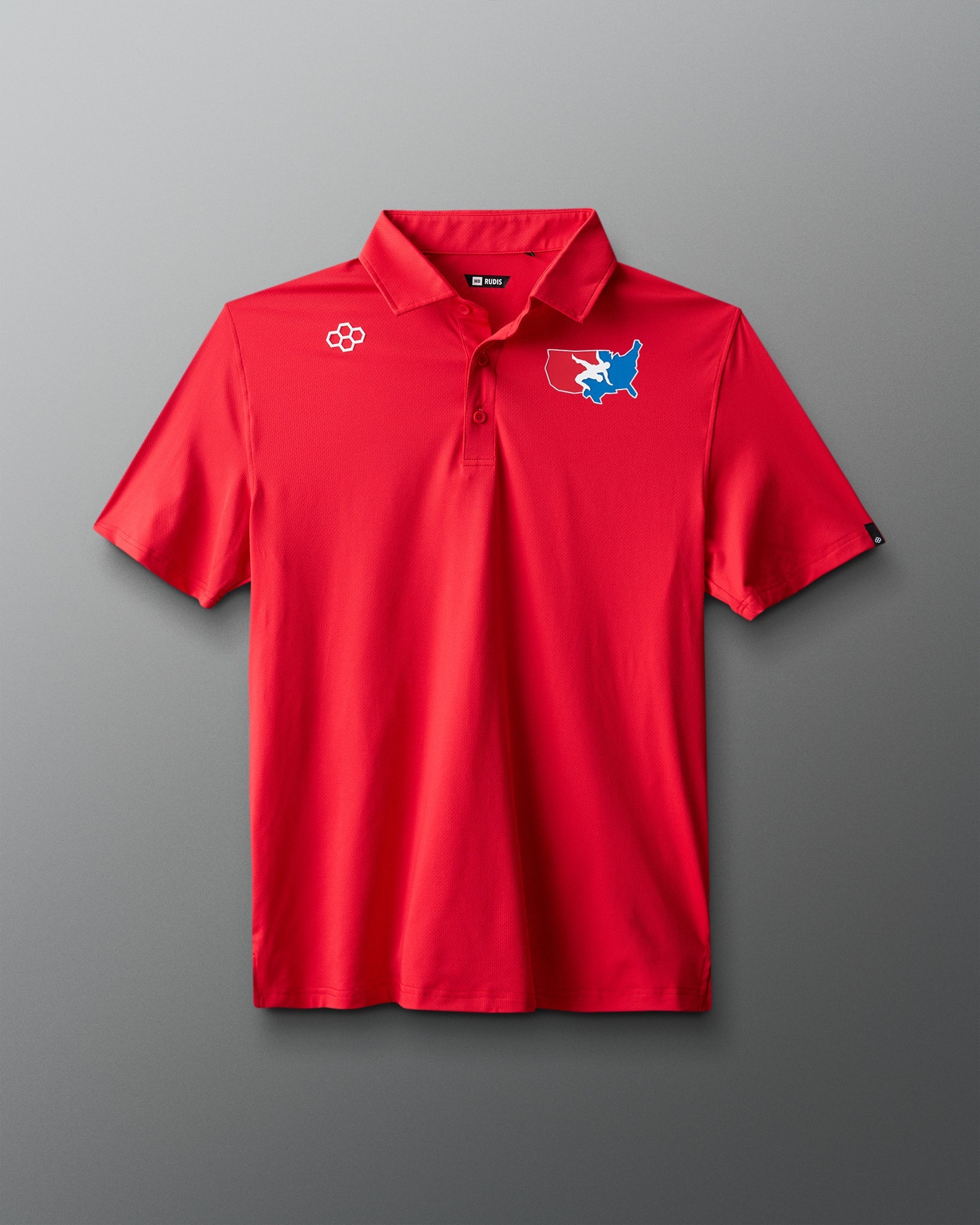 RUDIS USA Wrestling Classic Performance Polo