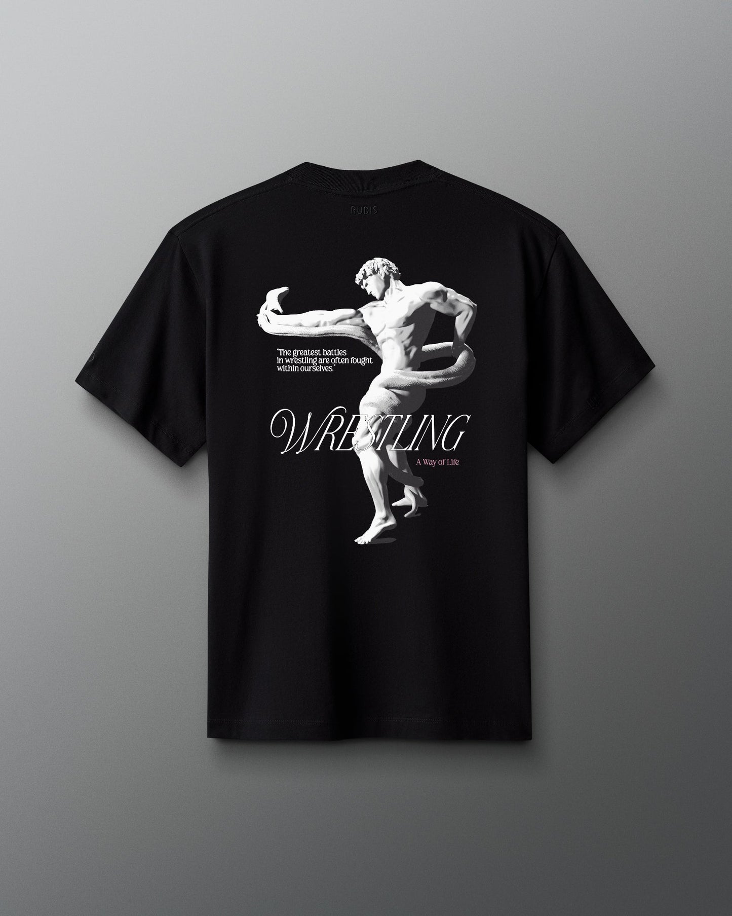 RUDIS Grappling the Serpent Heavyweight T-Shirt