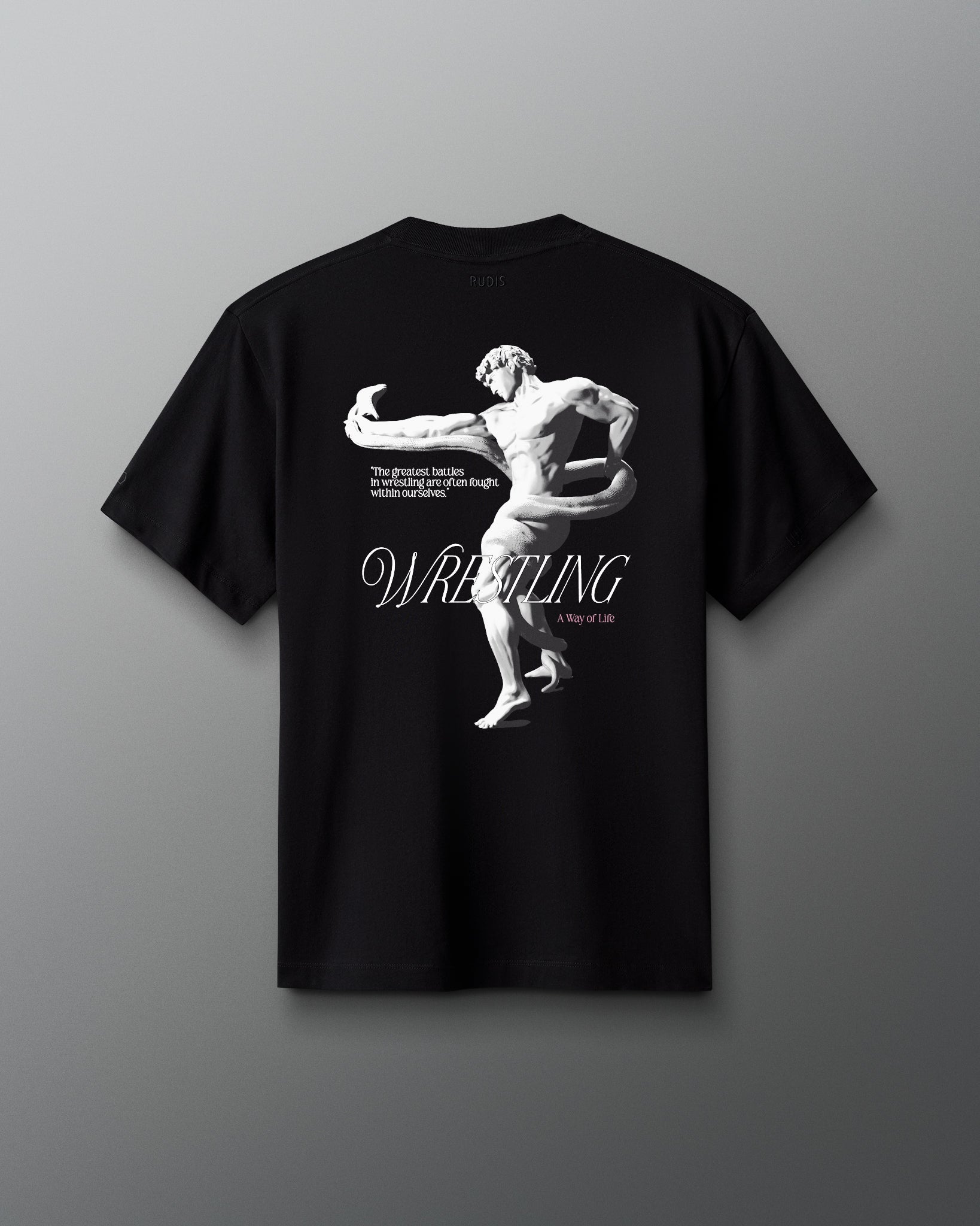 RUDIS Grappling the Serpent Heavyweight T-Shirt