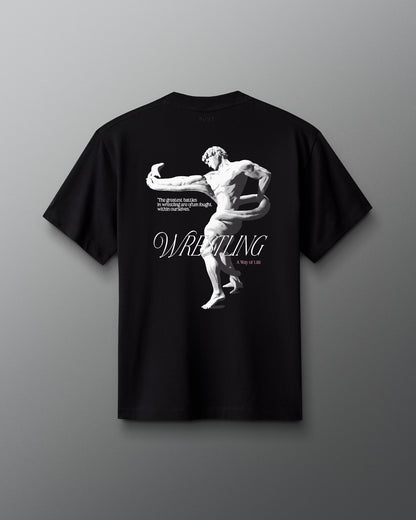 RUDIS Grappling the Serpent Heavyweight T-Shirt