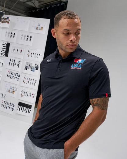 RUDIS USA Wrestling Classic Polo