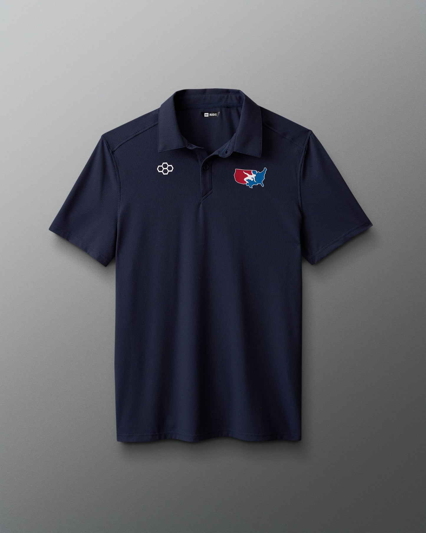 RUDIS USA Wrestling Go-To Hex Polo