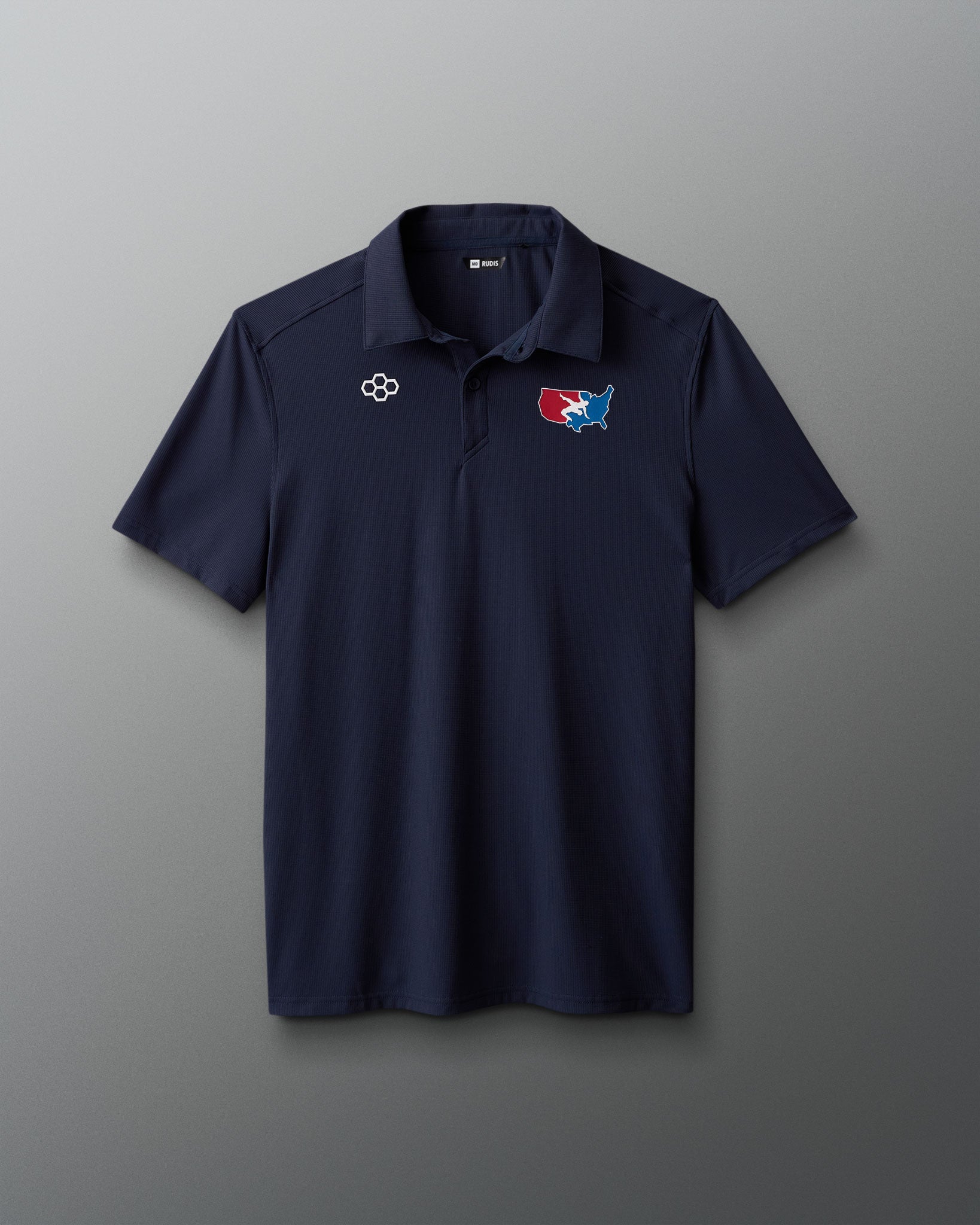 RUDIS USA Wrestling Go-To Hex Polo