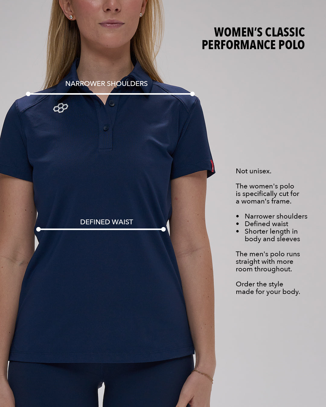 RUDIS UWW Women's Classic Performance Polo