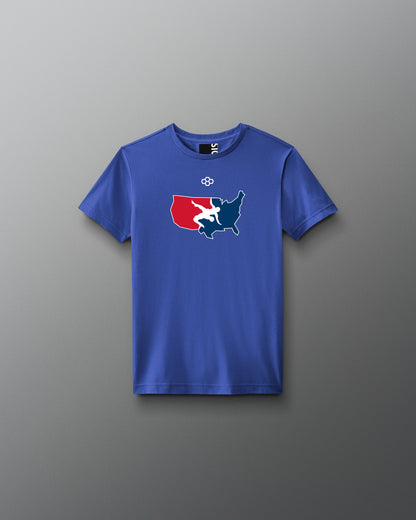 RUDIS USA Wrestling Youth T-Shirt - Dominate the Mat