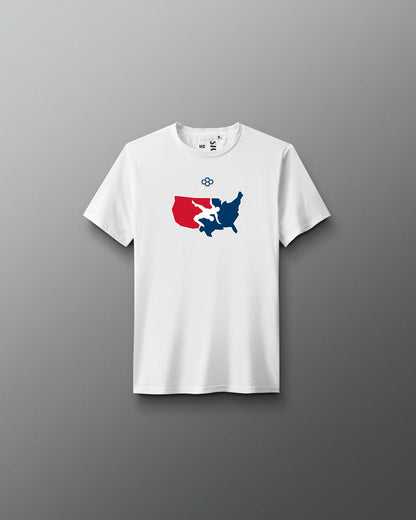 RUDIS USA Wrestling Youth T-Shirt - Dominate the Mat