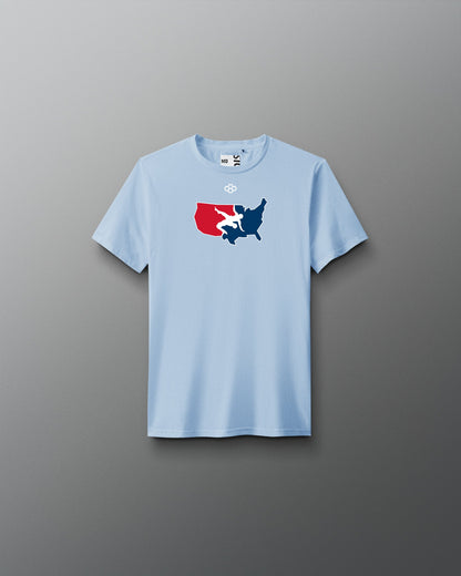 RUDIS USA Wrestling Youth T-Shirt - Dominate the Mat